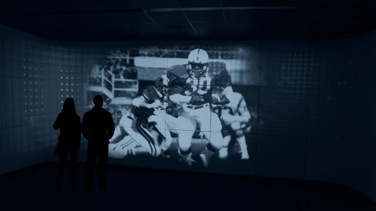 Nebraska Cornhuskers Football Experience Room - monotone
