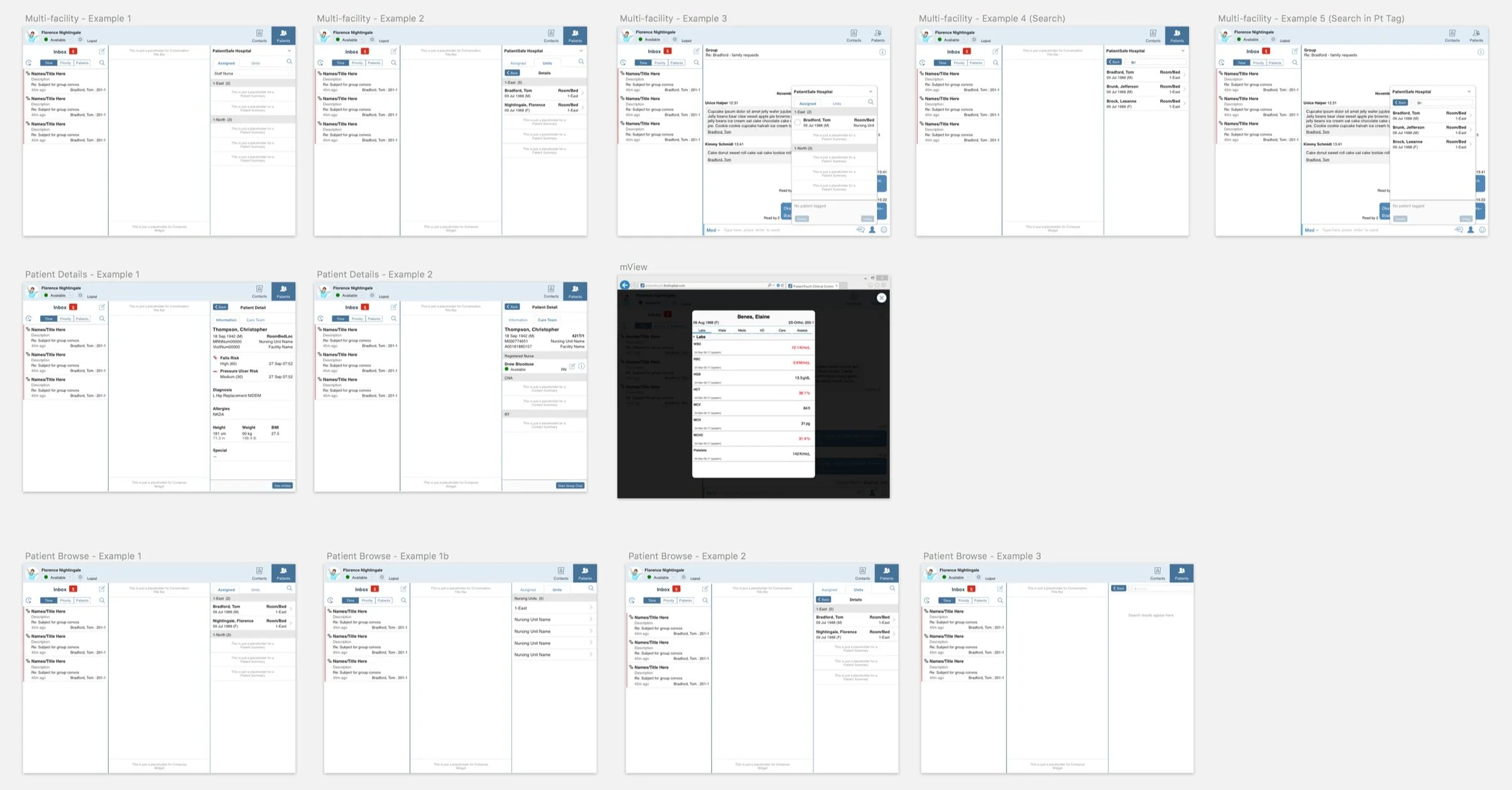 Accessing and viewing patient information on the desktop app