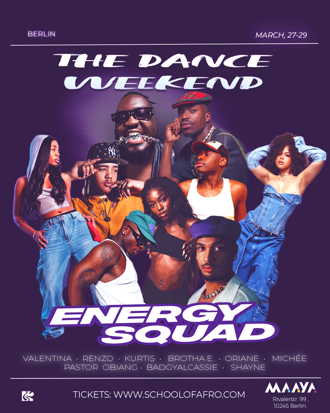Energy Squad - the dance weekend 
