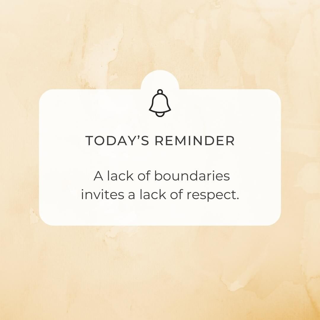 Think about this one! Are the biggest boundary pushers in your life also the people you struggle to set consistent boundaries with? Will these people often talk to you or treat you in a way that others wouldn't?  Don't forget - we teach people how to