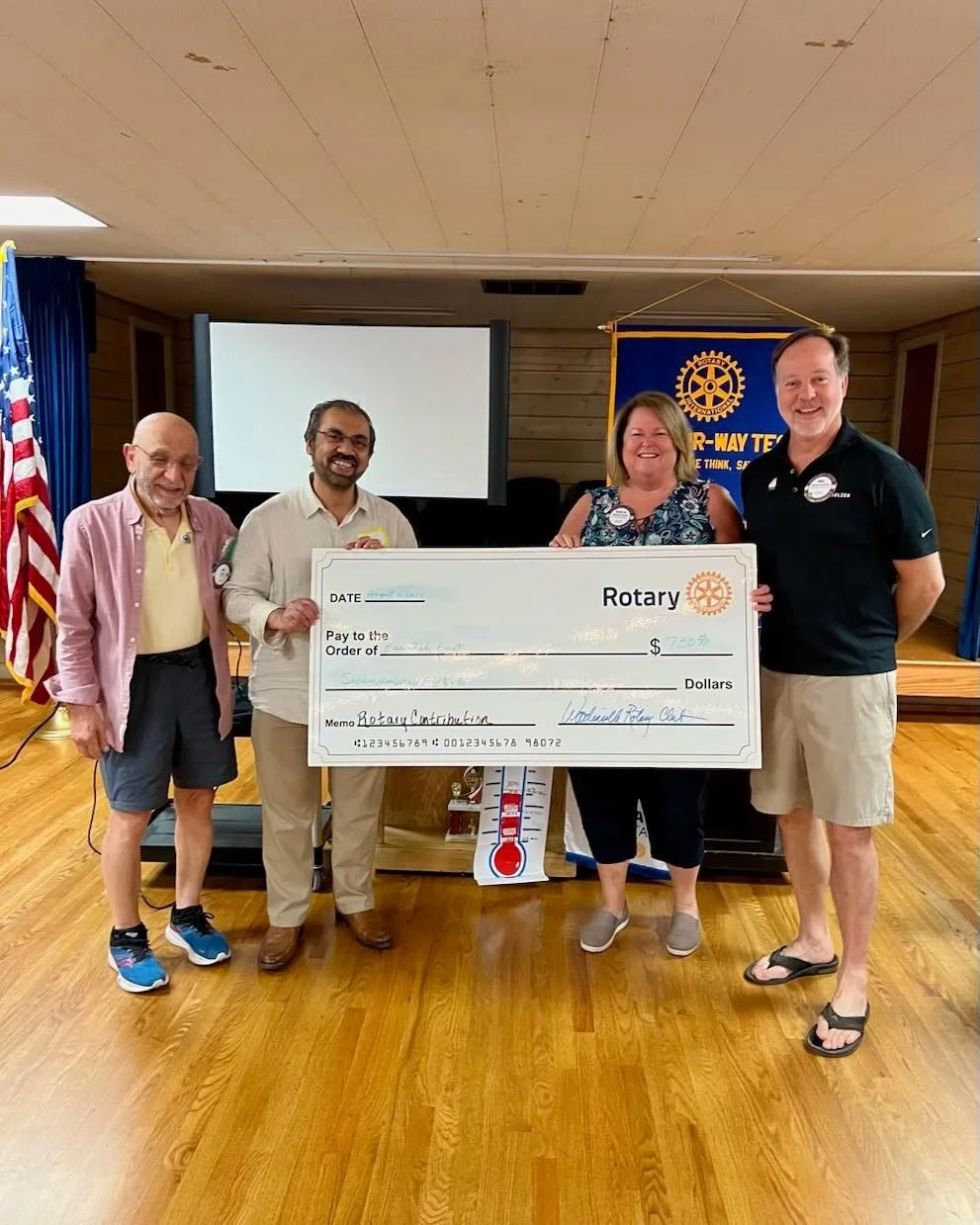 Thank you Rotary Club of Woodinville!