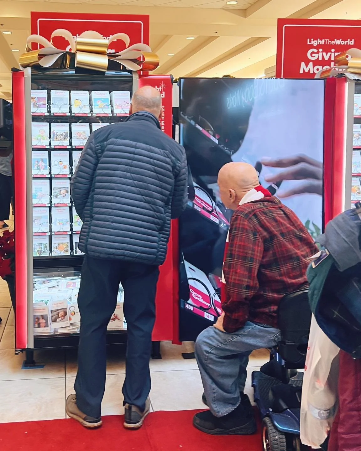 Light the World Giving Machine Kickoff at South Hill Mall