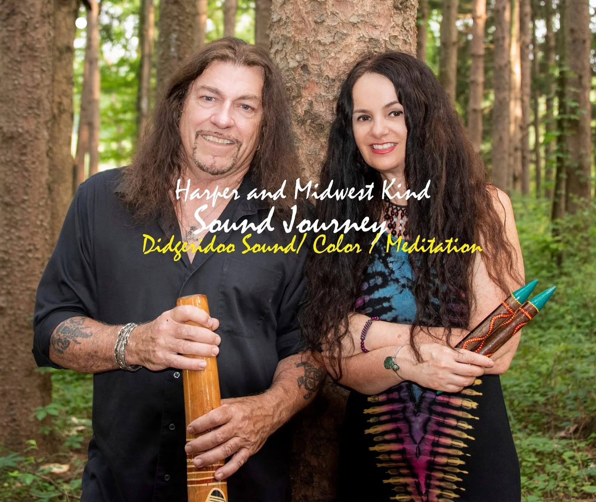Harper and Midwest Kind Sound Journey: Exploring Superconsciousness - Didgeridoo Sound / Color Vibrational Attunement/ Meditation And Sound Bath