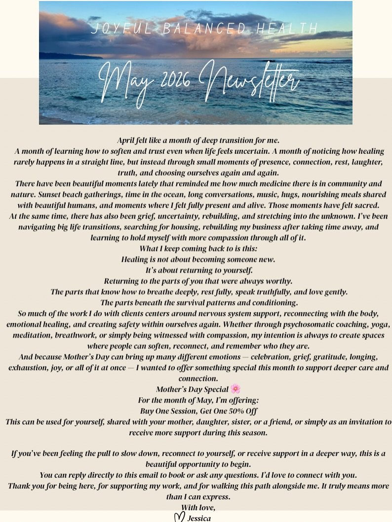 May newsletter is out. Leave your email in the comments to stay connected and  receive my monthly reflections, offerings, classes, and inspiration directly to your inbox ✨