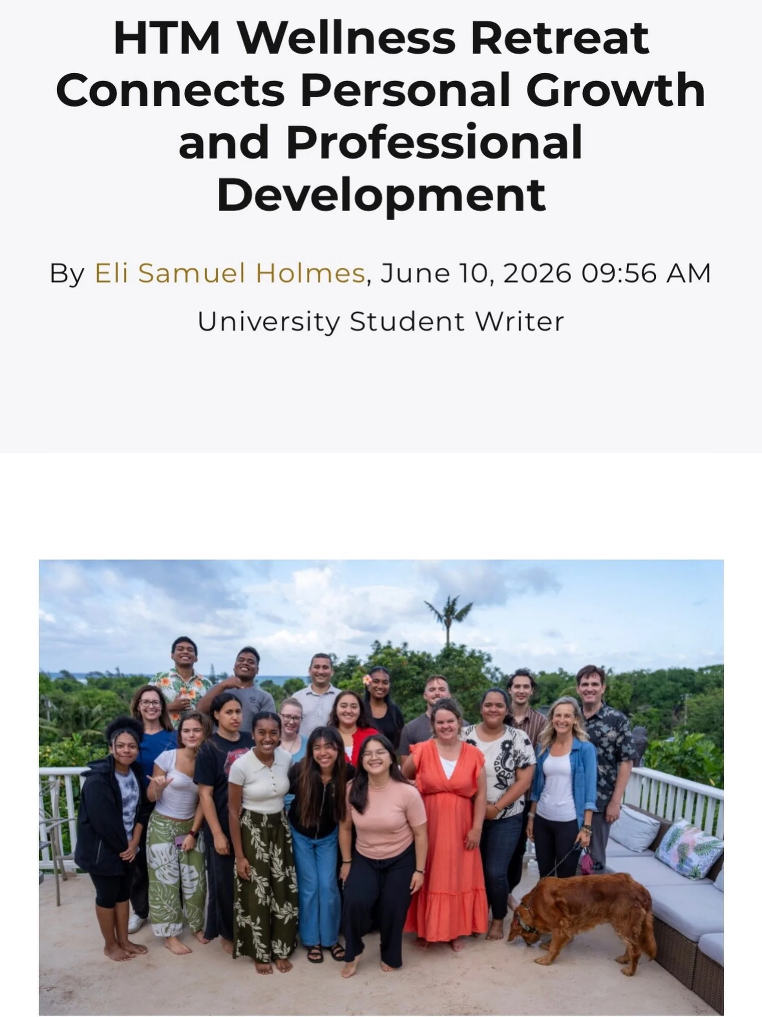 An article about the retreat I helped facilitate with @angel.the.rockstar for BYU-Hawaii students last month. What an honor to spend time with these amazing students.Read the full article here:
https://news.byuh.edu/academics/htm-wellness-retreat-con
