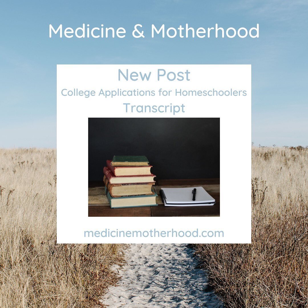 *College Applications for Homeschoolers-Transcript*

One of the most frequent questions I have found in regards to homeschooling high school and college applications is how to prepare the transcript. There are many options and choosing will depend on