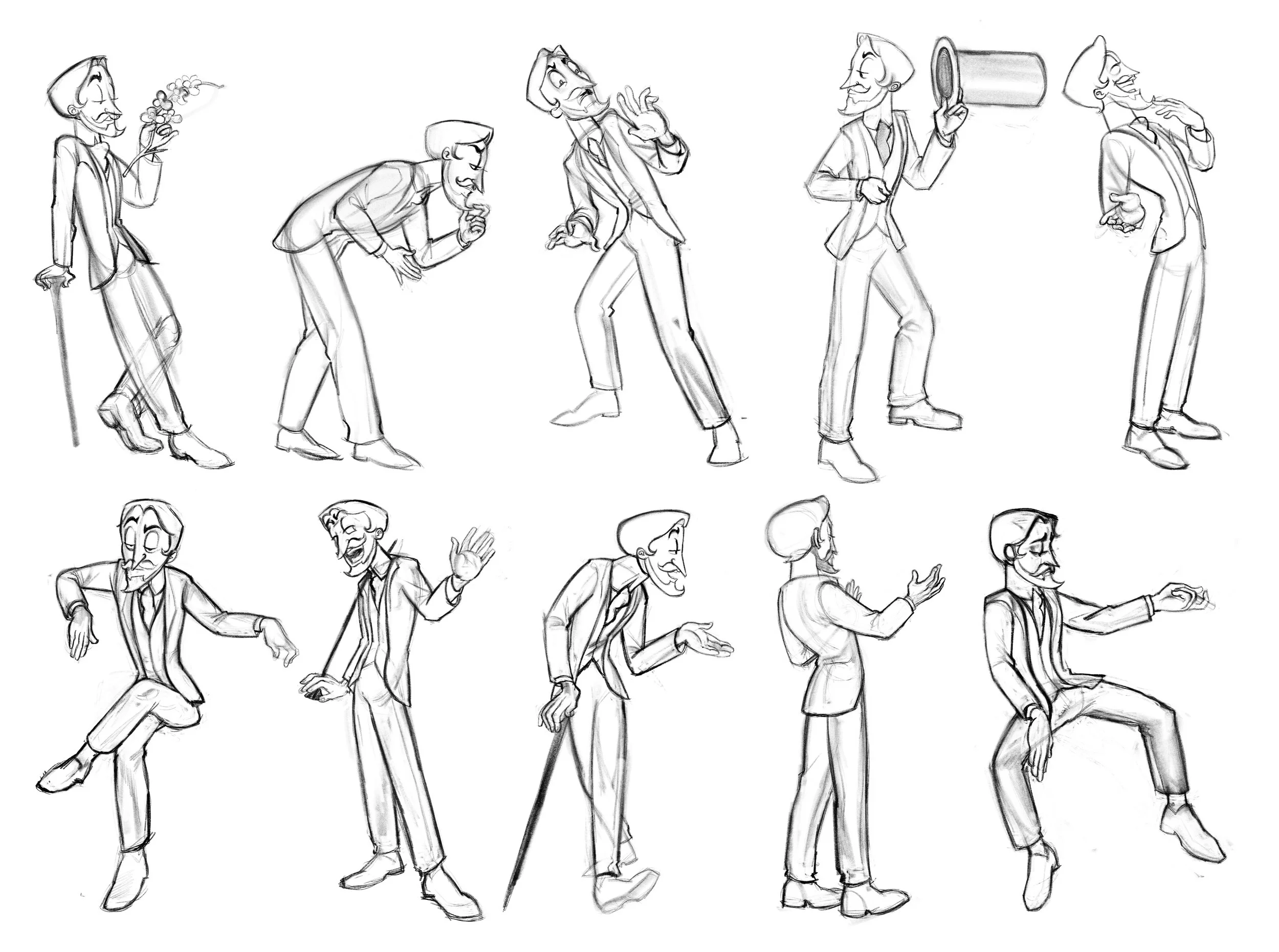 10 Exploratory Poses
