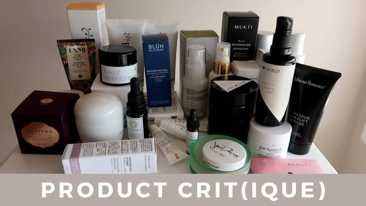 Product Crit, Summer Edition // In Depth Eco Skincare + Makeup Discussion