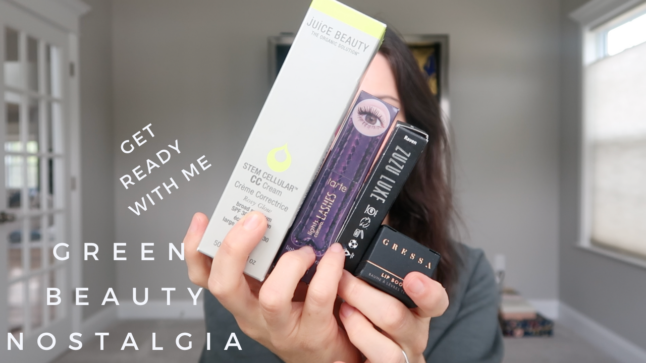 GRWM: Nostalgic GREEN BEAUTY Favorites 2015-2017 Era | Juice Beauty, Zuzu Luxe &amp; More