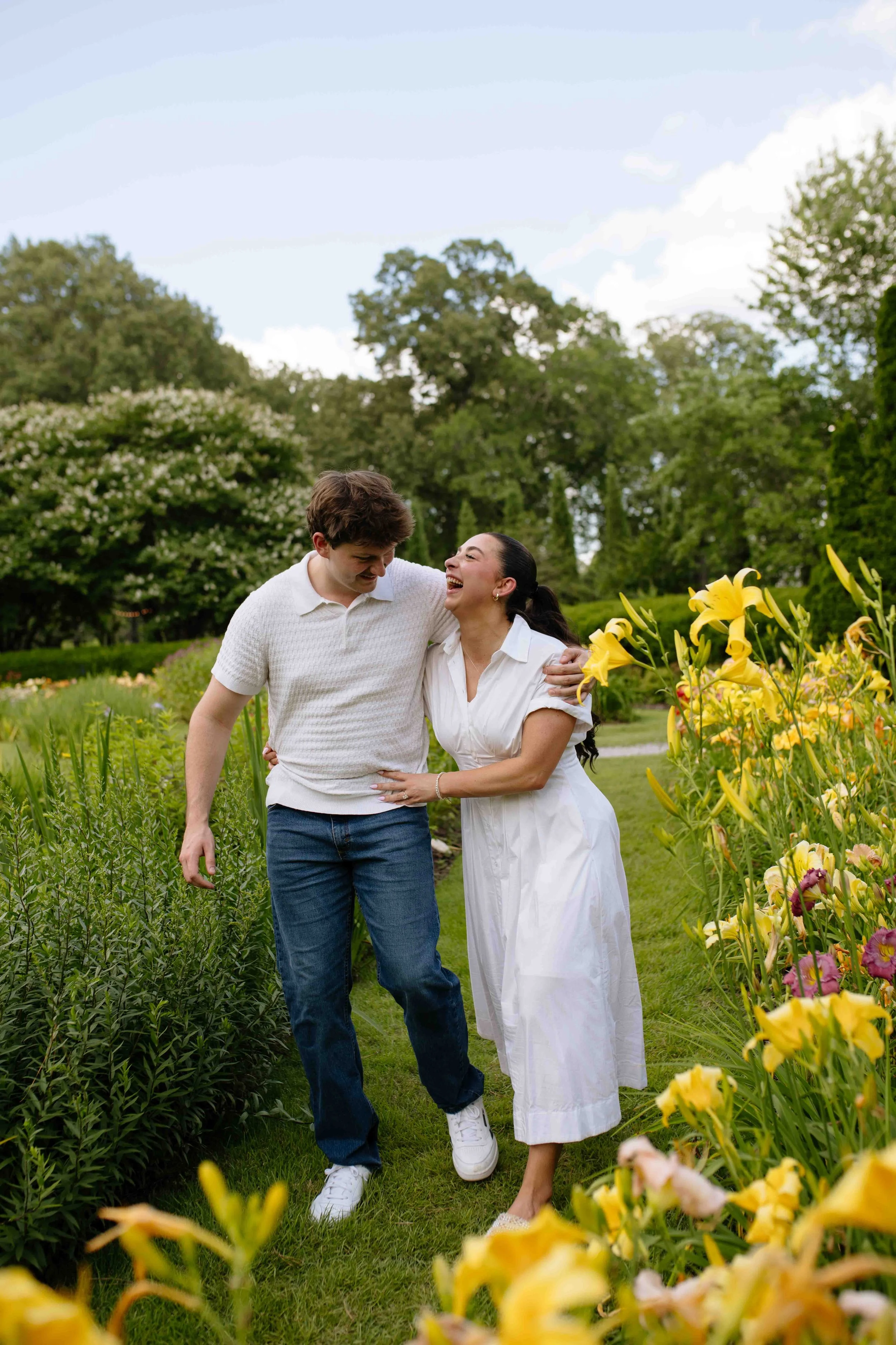 documentary style proposal photos inside the memphis botanic gardens by documentary photographer ally perkins