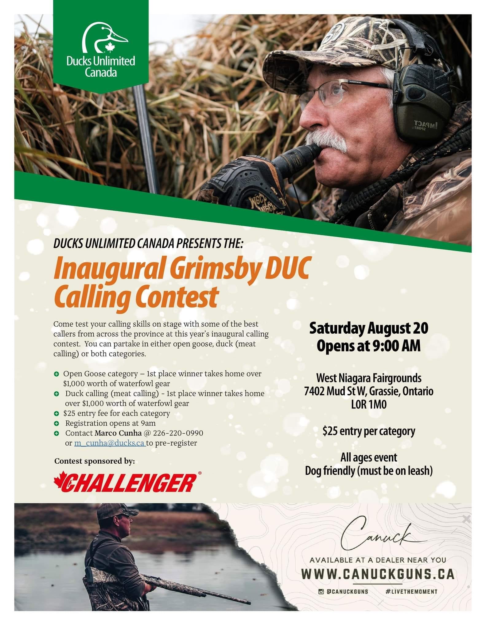 Grimbsy DUC Calling Contest