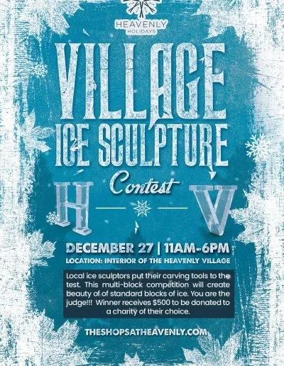 Heavenly Village Ice Sculpture Contest 12.27