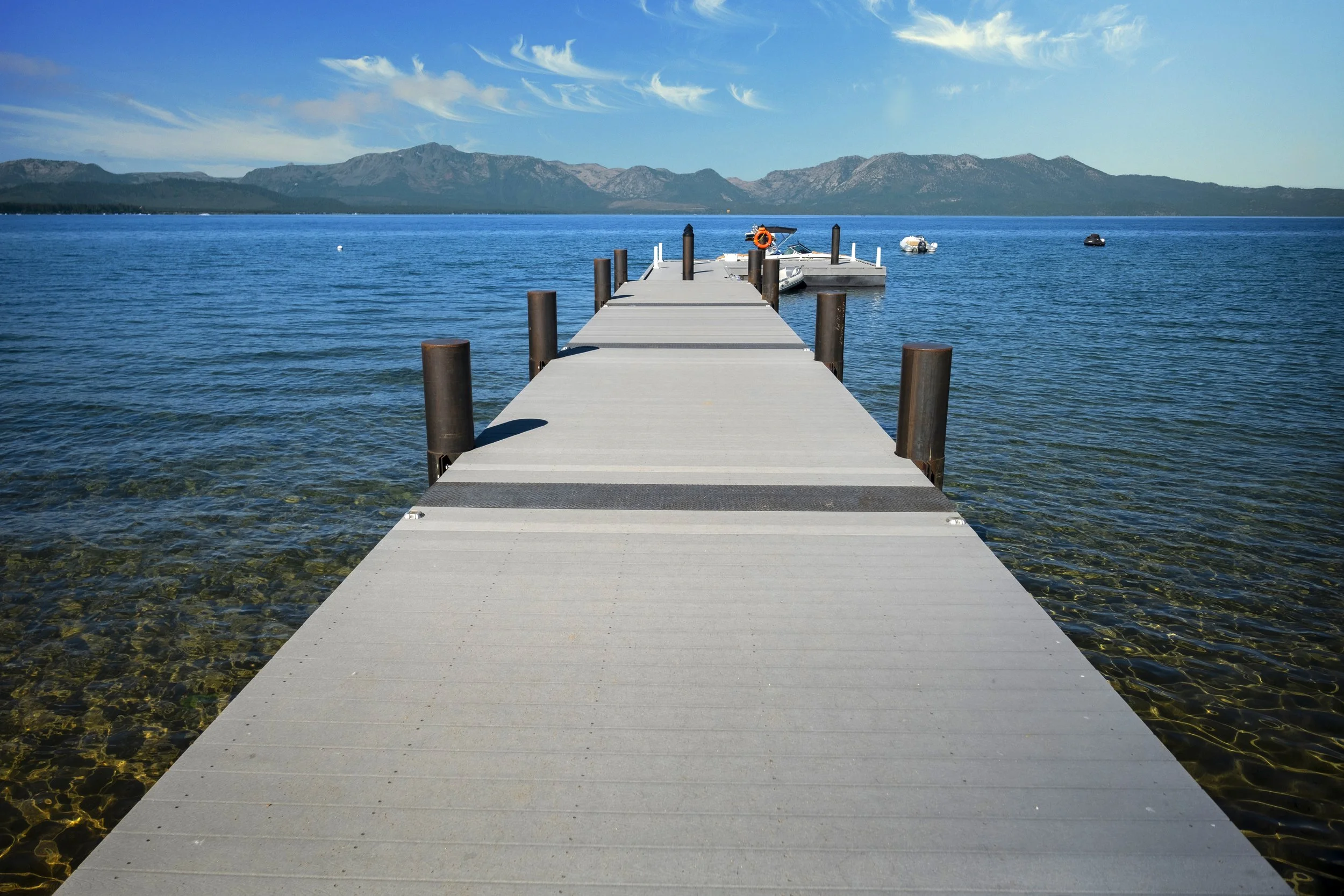 Private Beach, Pier, and Pool — Tahoe Beach Club