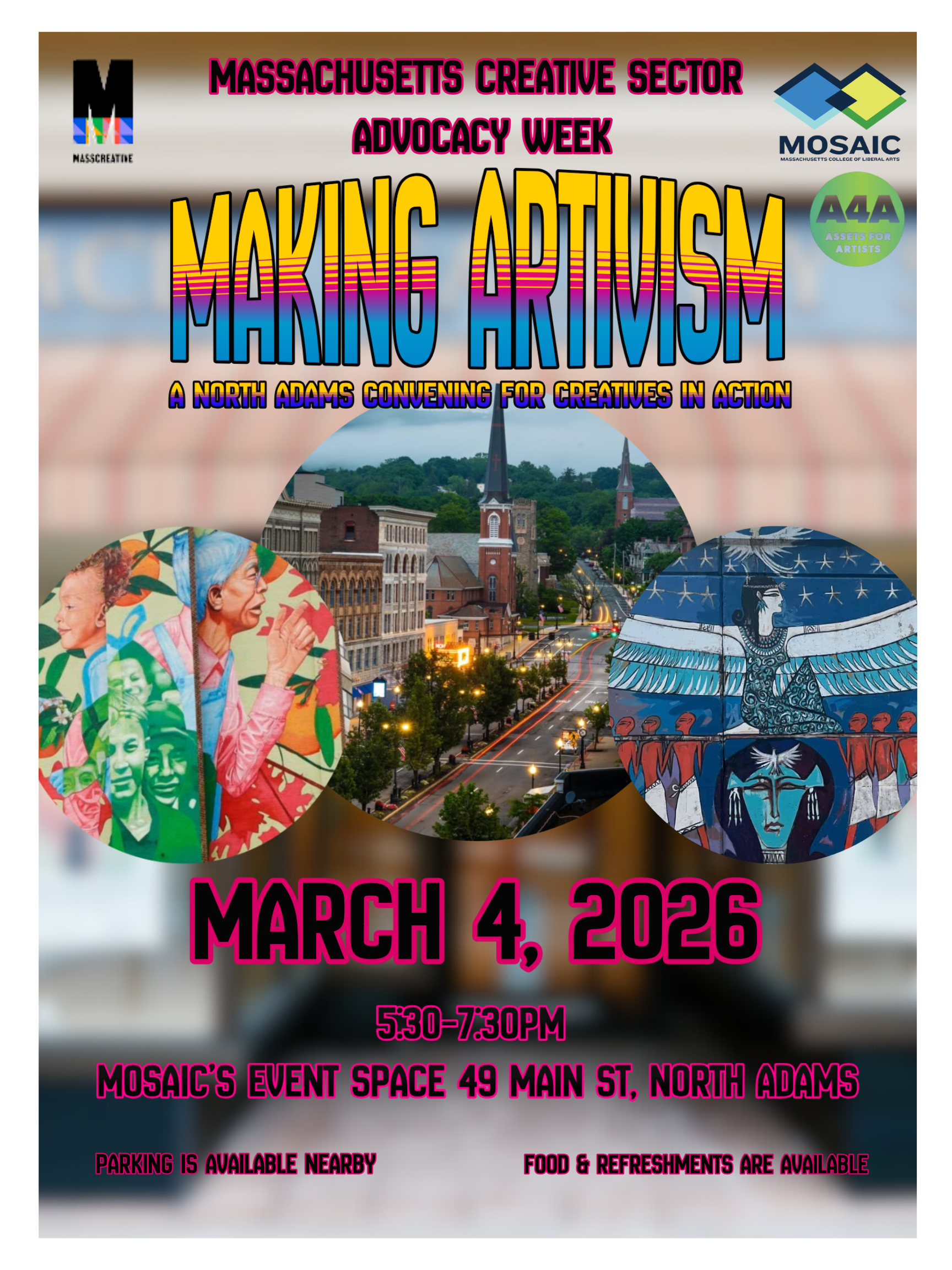 Making Artivism: A North Adams Convening for Creatives in Action