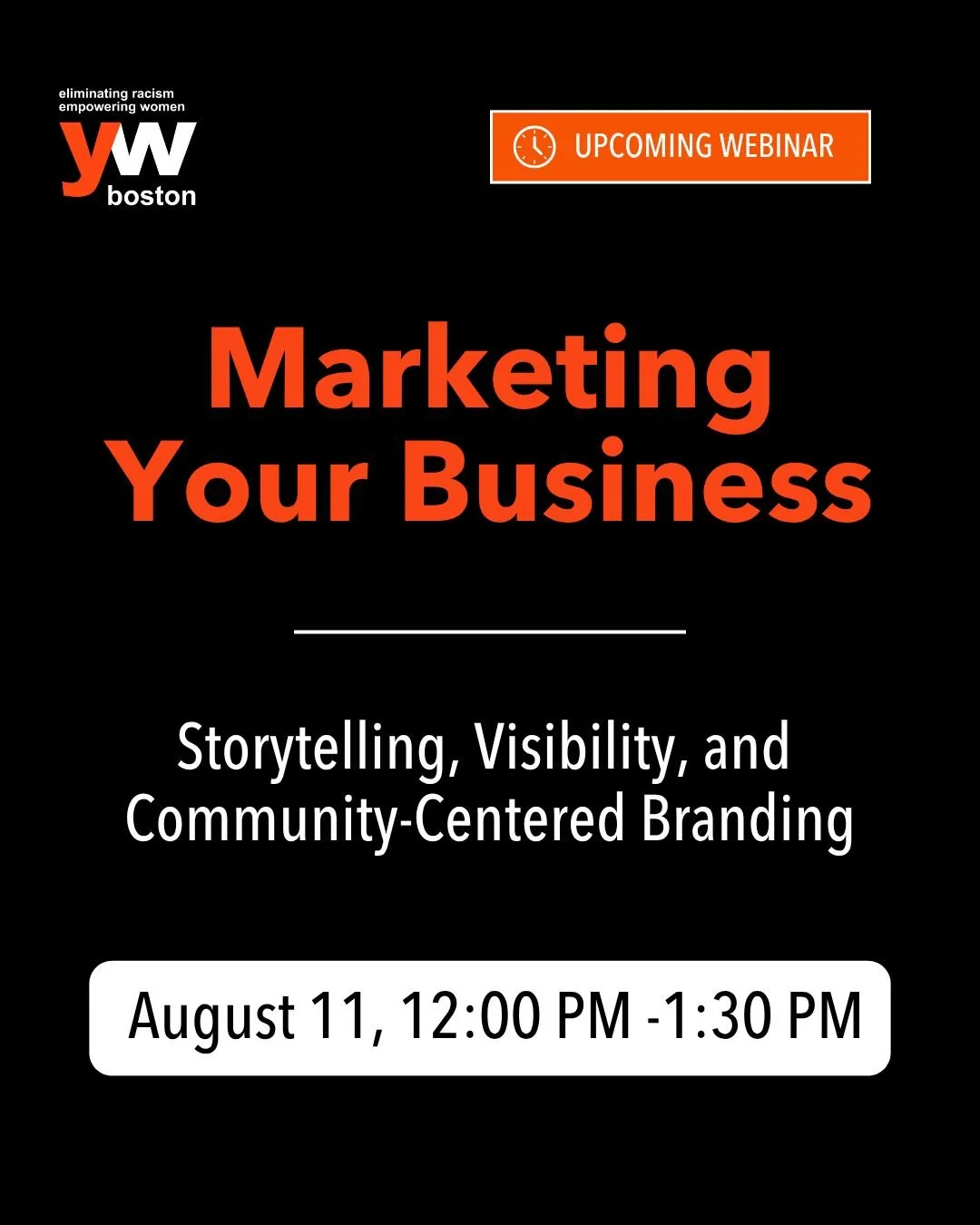YW Boston WE360 Marketing Your Business