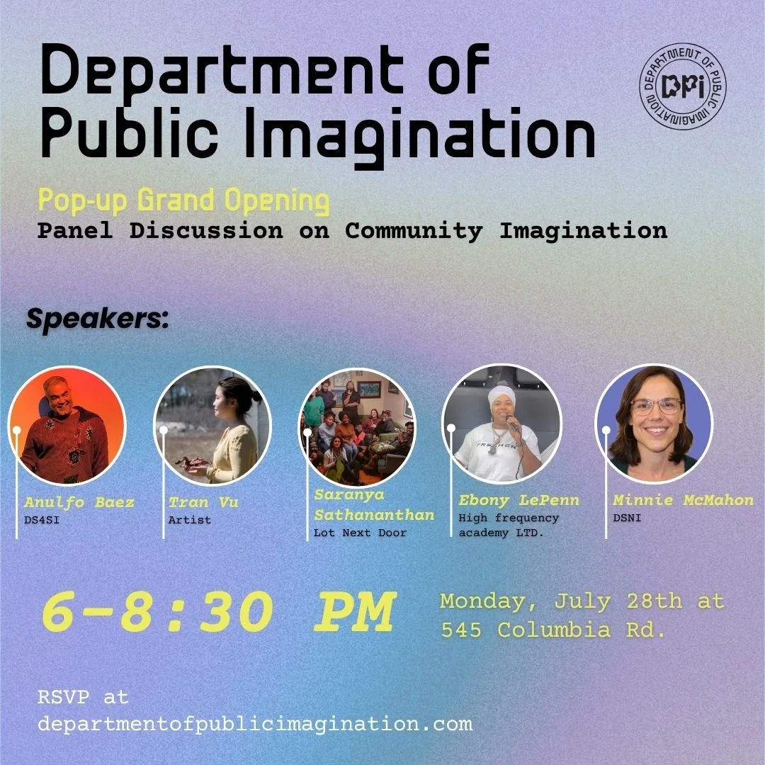 Department of Public Imagination - Opening + Panel on Community Imagination