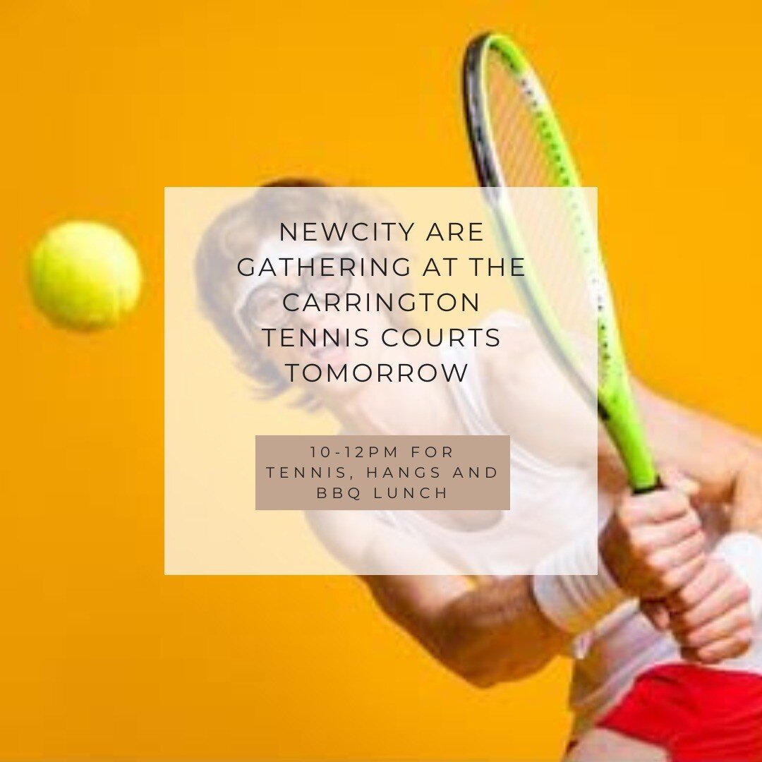 Because of the super cars newcity is meeting tomorrow at the Carrington tennis club. For tennis, chills and a light bbq lunch. Bring a salad to share and some drinks :) 
We have plenty of tennis gear for whoever is keen! I think there is a kids playg