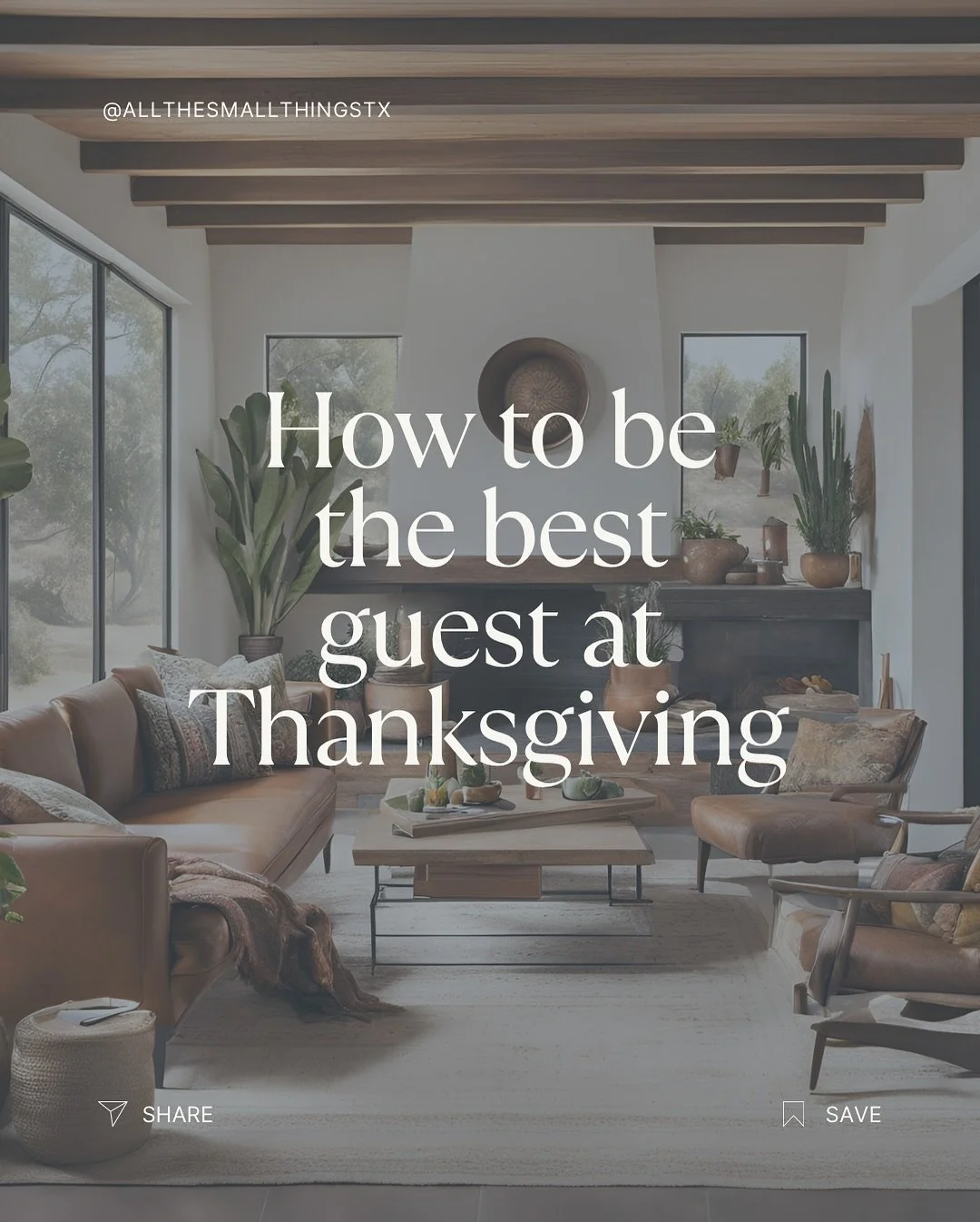 Are you a host or a guest this year? What makes a good guest in your book? 

Sound off. 

#thankful #thanksgiving #austin #houston #thewoodlands #family #hosting #gathering
