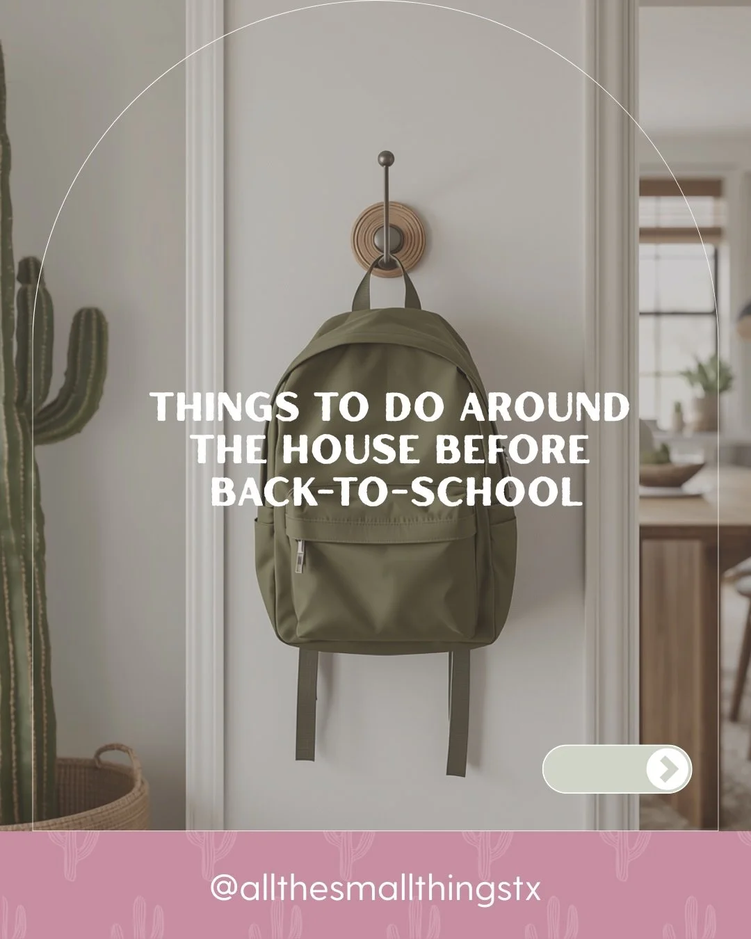 School has a way of exposing every weak spot in your house. 😂

The backpack lands wherever. The lunch box disappears. Someone can&rsquo;t find a shoe. You&rsquo;re out of snacks by Tuesday.

Now is the time to spend a couple of hours getting your ho