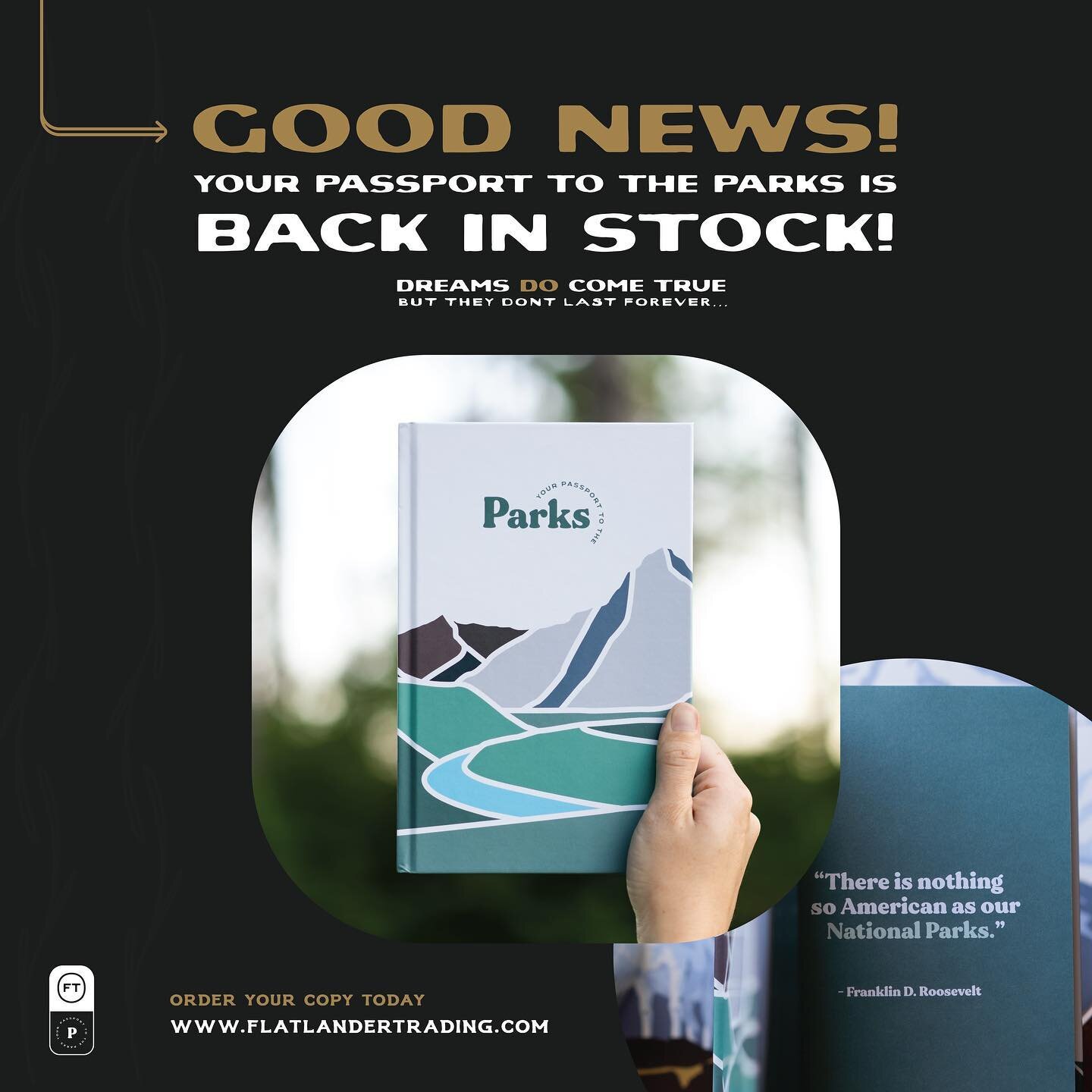 You heard us right&hellip;Your Passport to the Parks is back in stock. Dreams really do come true!

Visit our website to grab your copy today!!

#hiking #nature #mountains #adventure #travel #naturephotography #hikingadventures #landscape #outdoors #