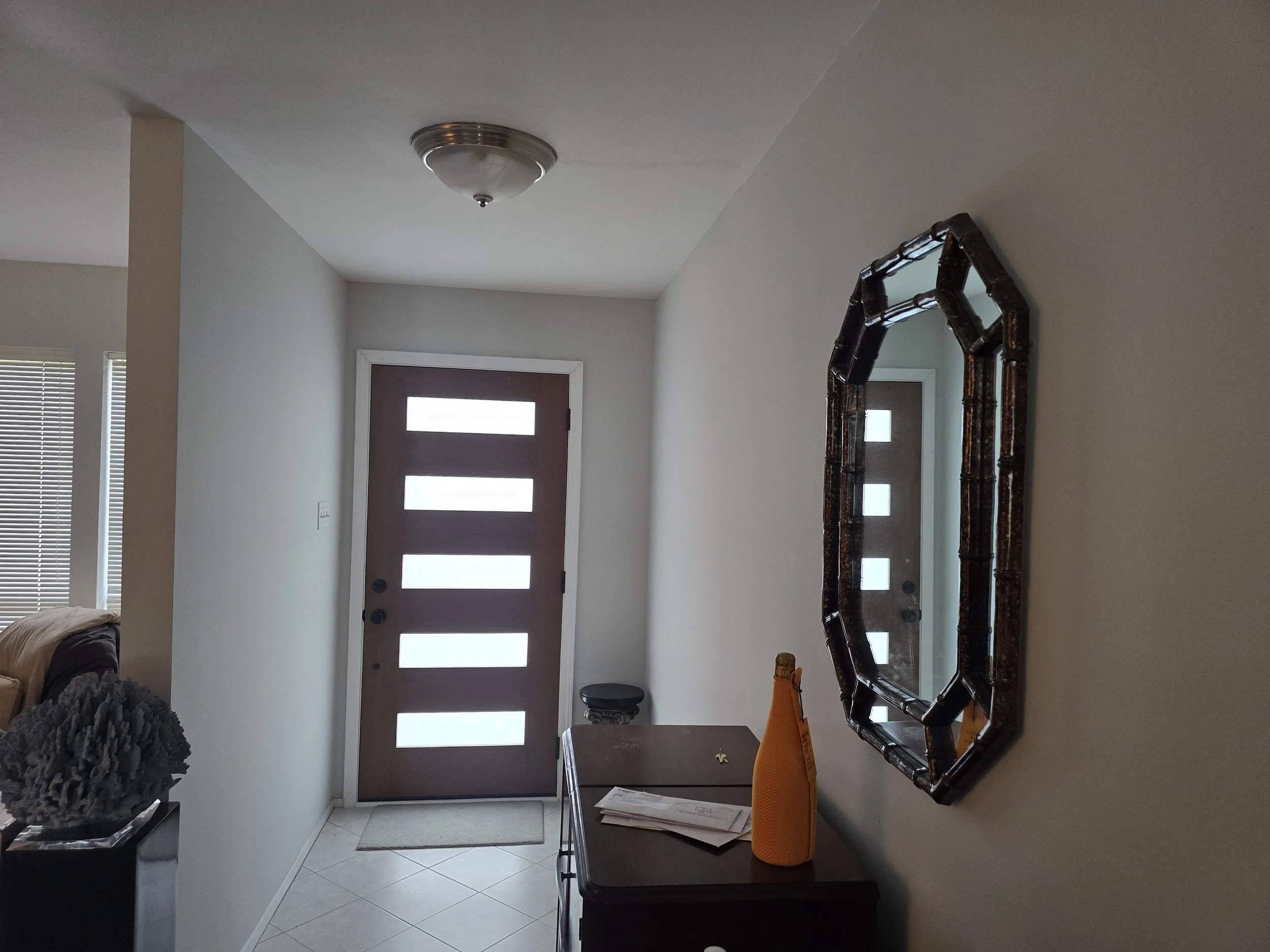 Freshly painted interior of a home as part of the Paint It Forward 2026 project in West Houston, Texas.