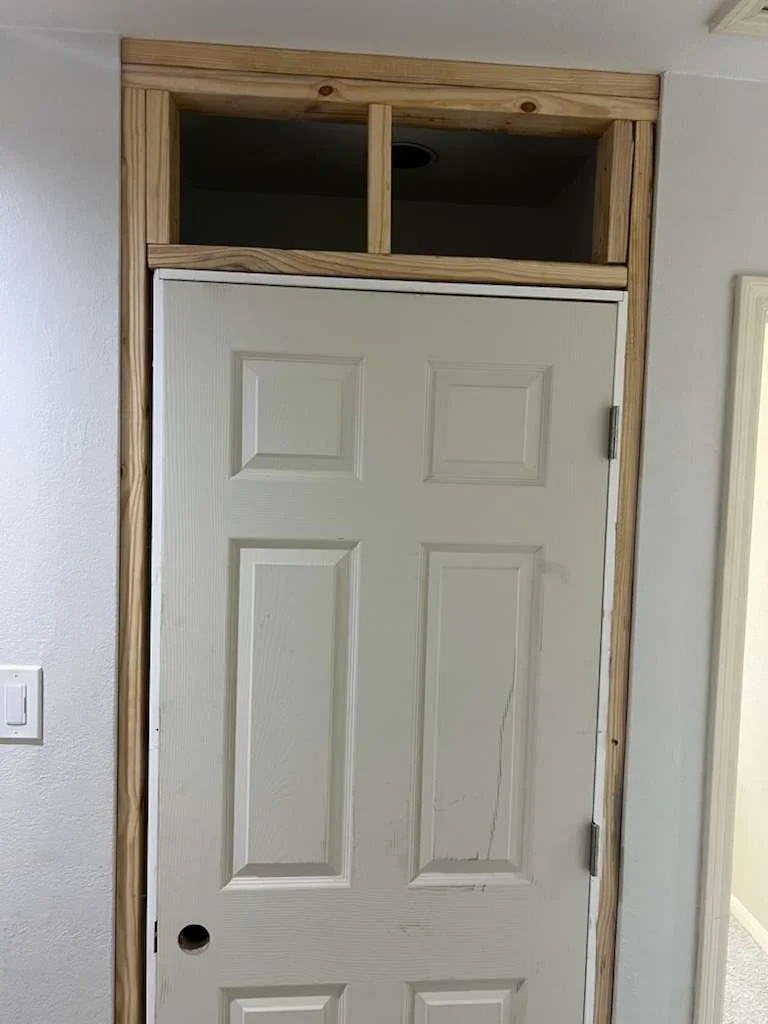 Interior door and trim repair project completed by professional painters in Rosenberg, Texas