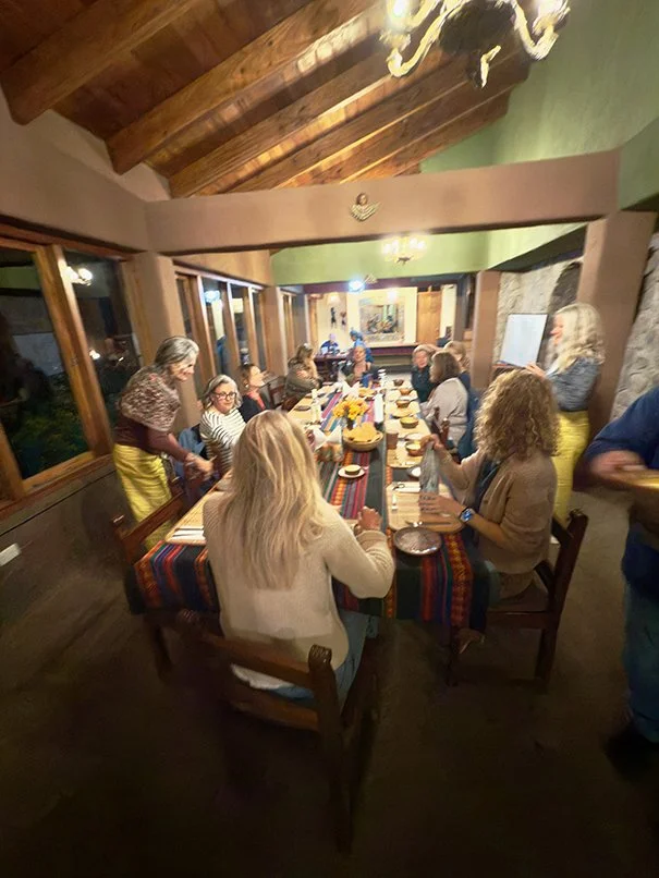 spectacular vegetarian meals from produce grown on property