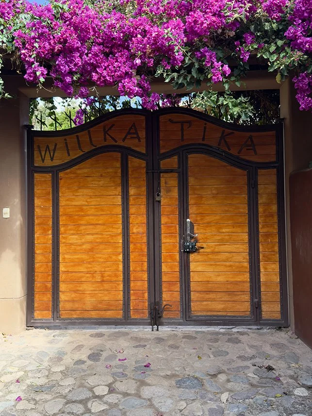 Entrance gate to Willka T'ika