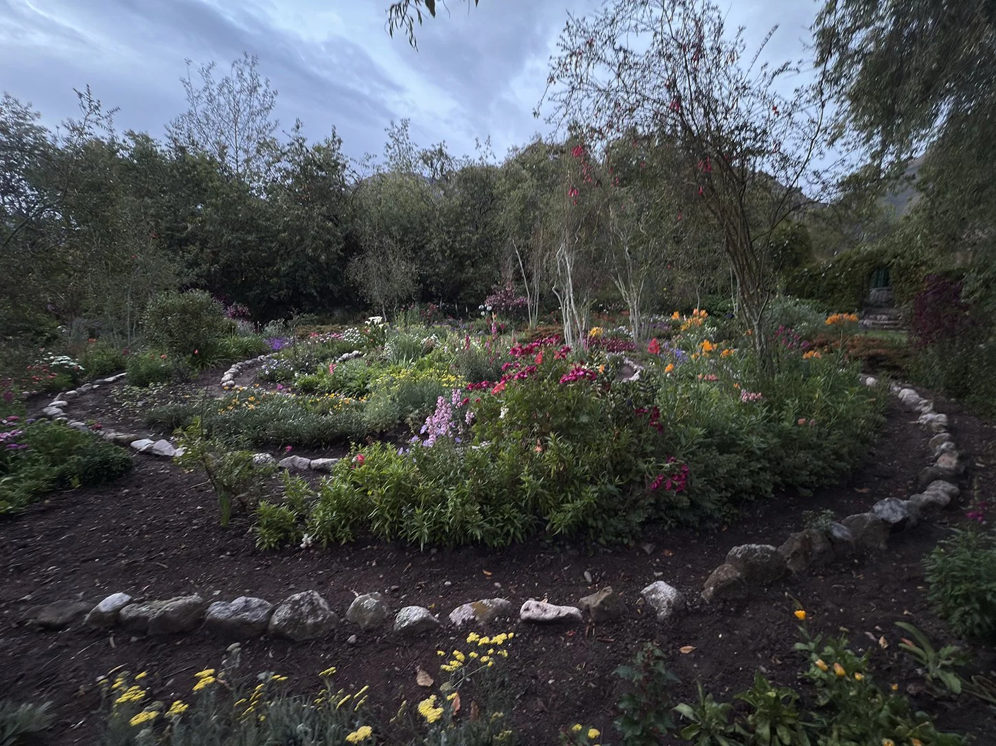 The central and special Spiral Garden