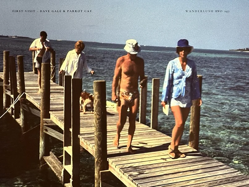 Here is mom with Dave Gale the day they met