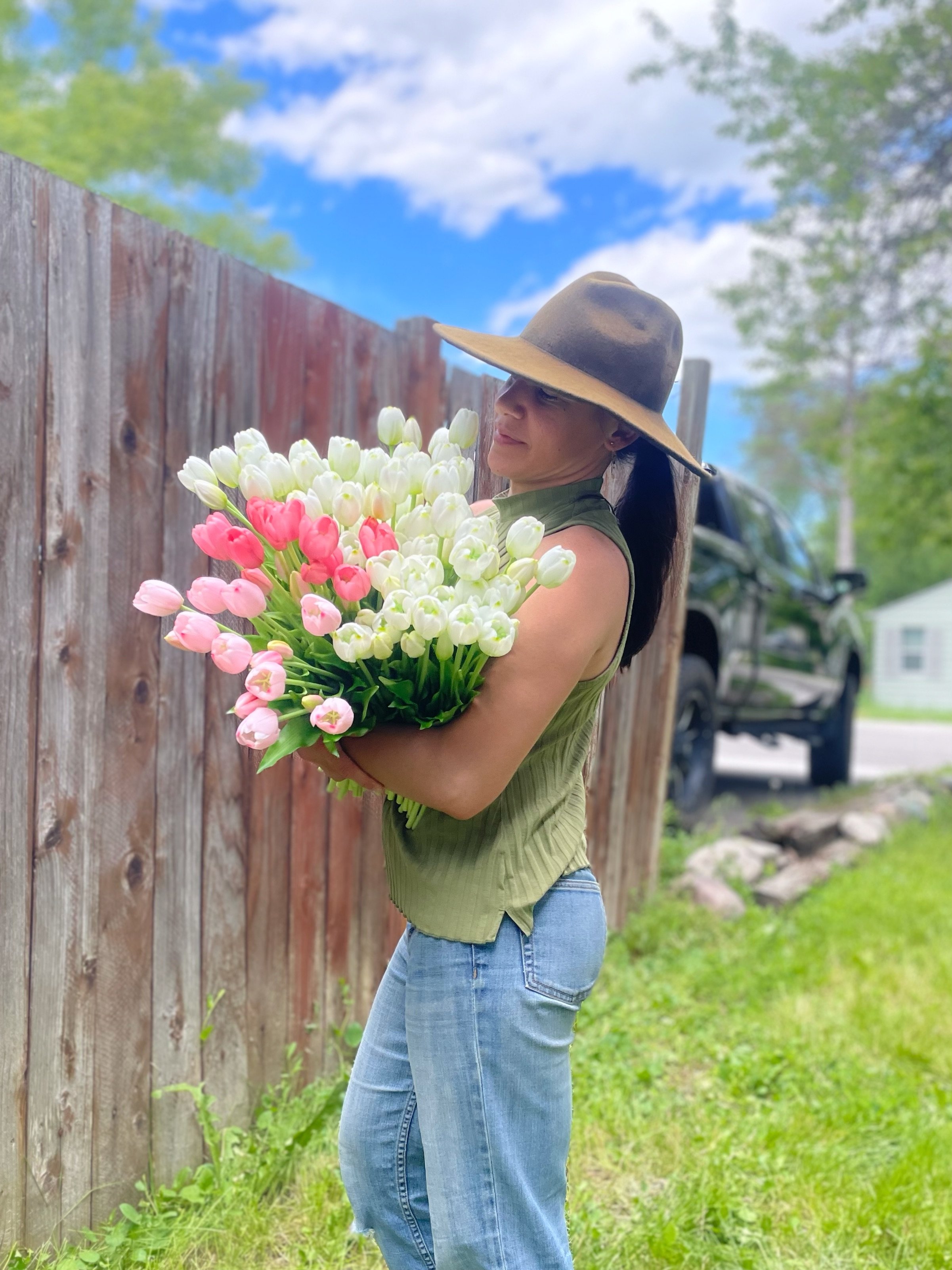 So many beautiful tulips that will going into bouquets this week. So grateful for all the brides who have been reaching out requesting a bouquet 🌷💐! 
Wedding season is here 💒

#2026bride #bridalbouquets #fauxflowers #montana #montanaflorist