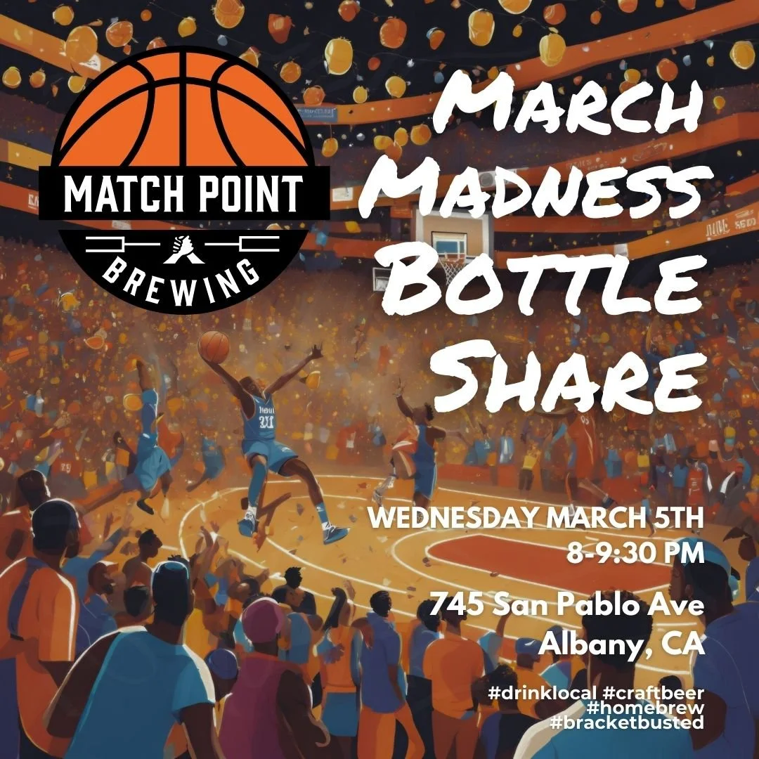 March Madness Home Brew Bottle Share @ Match Point Brewing