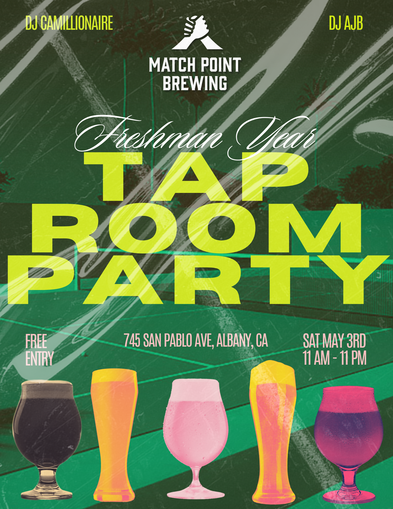 Freshman Year Taproom Party @ Match Point Brewing