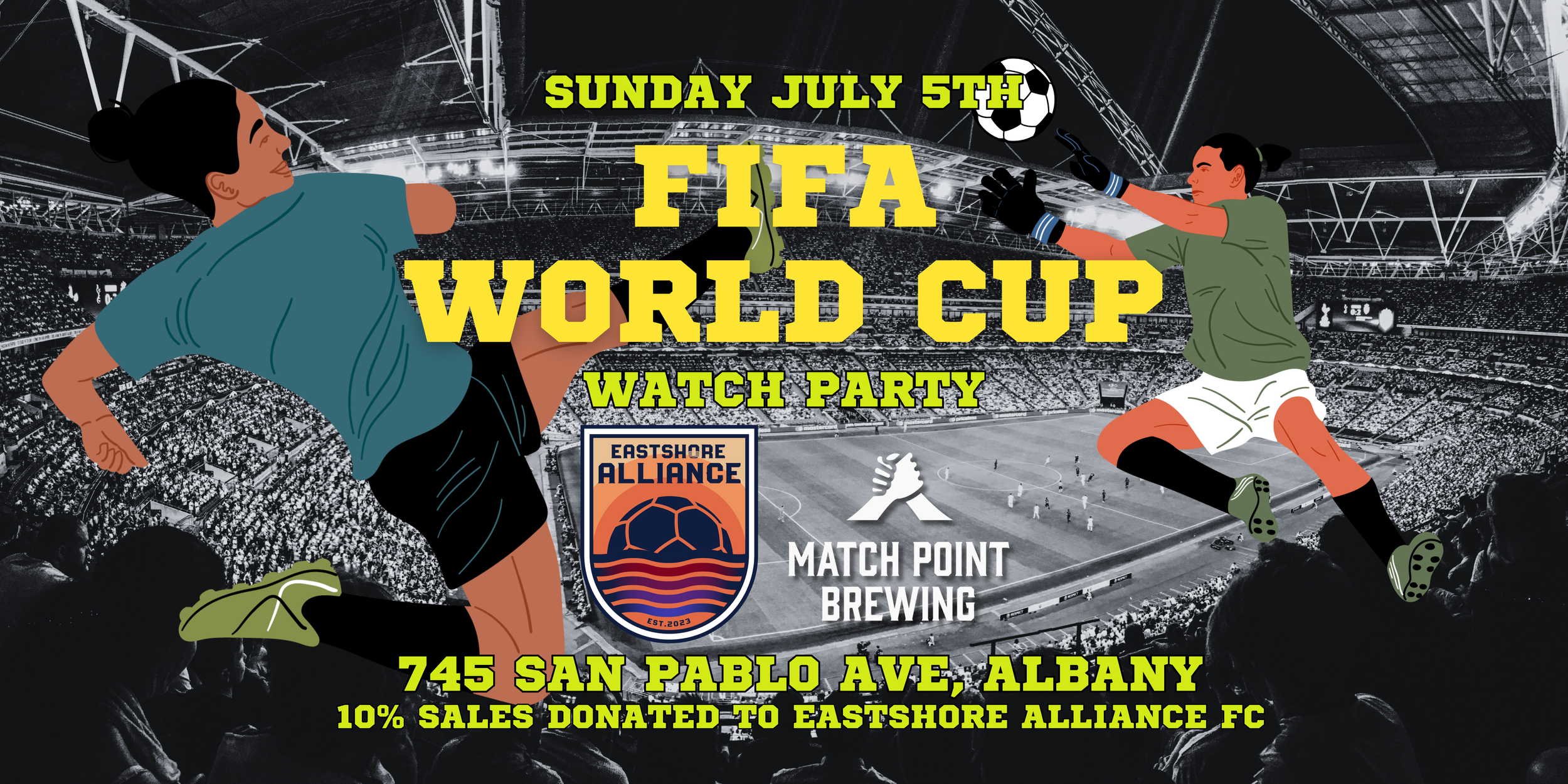 Eastshore Alliance World Cup Watch Party @ Match Point Brewing