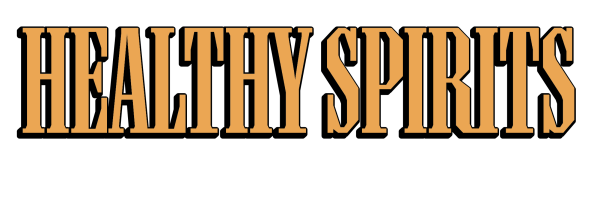 Logo reading 'Healthy Spirits' with text 'Beer • Bourbon • Agave • est 1998'
