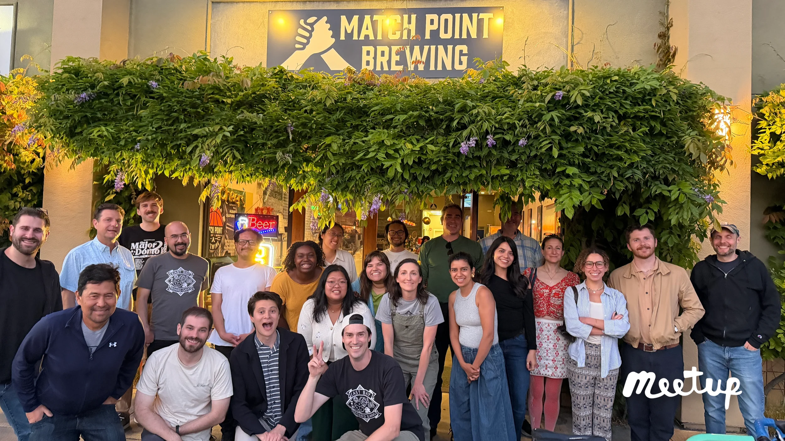 meetup east bay board gang matchpoint brewing