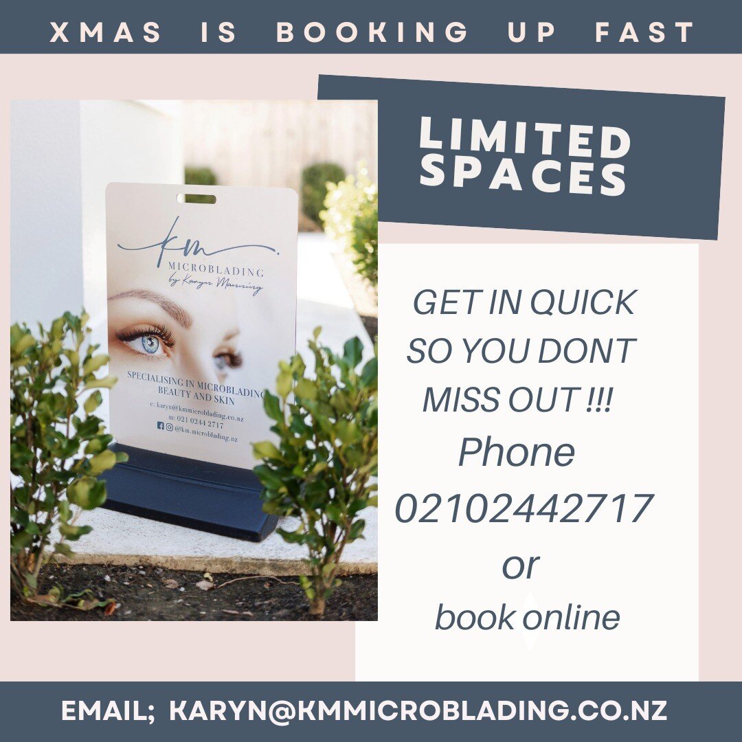 Christmas is fast approaching and so is the warmer weather! Yeehaa 🌲🌕
Whether you are wanting to treat yourself to some freshly Microbladed or Henna brows, Microneedling, subtle lip rejuvenation using the Hyaluronpen, or the coveted BB Glow Treatme