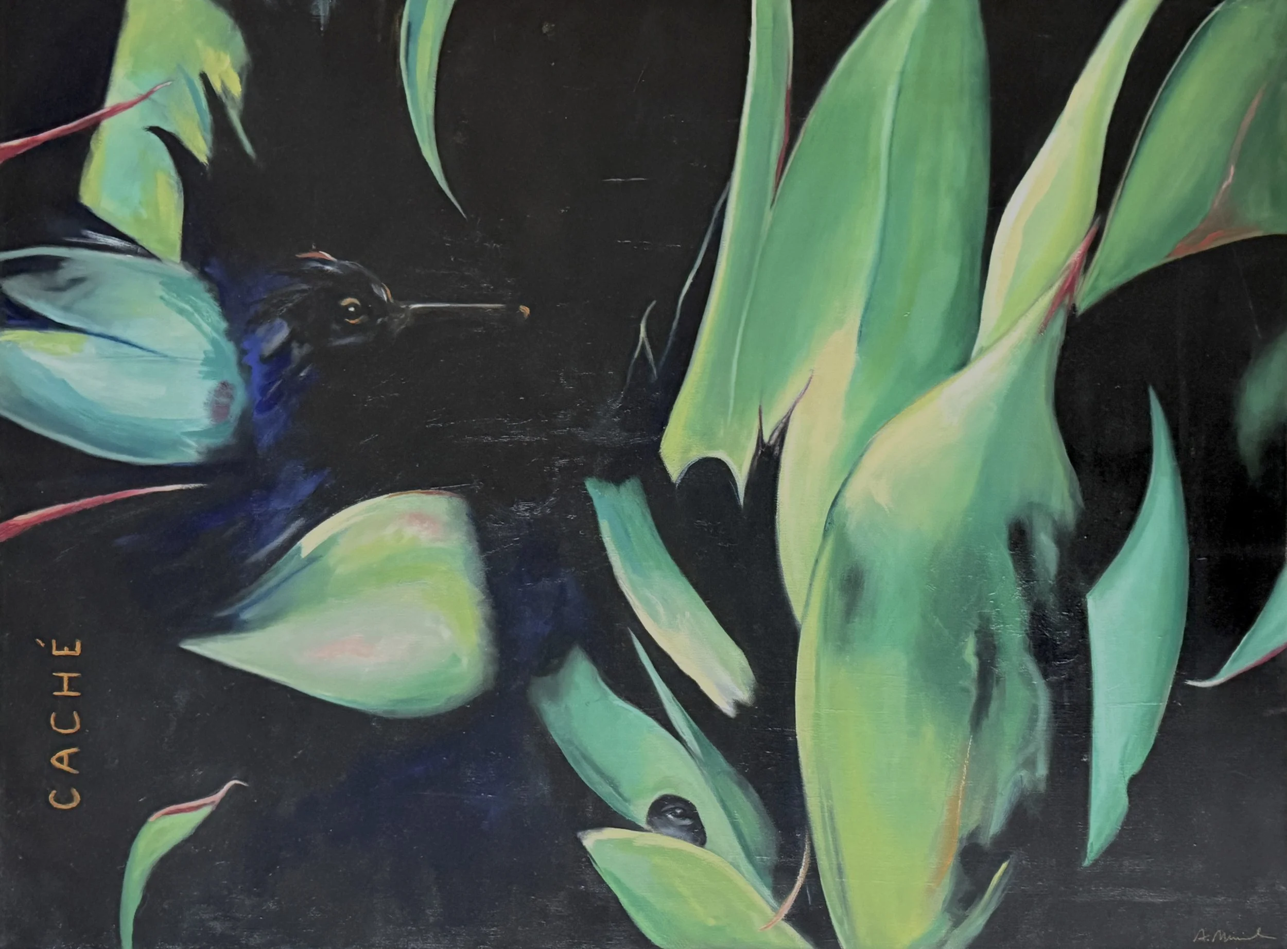'Caché' Oil on canvas 73x 100cm