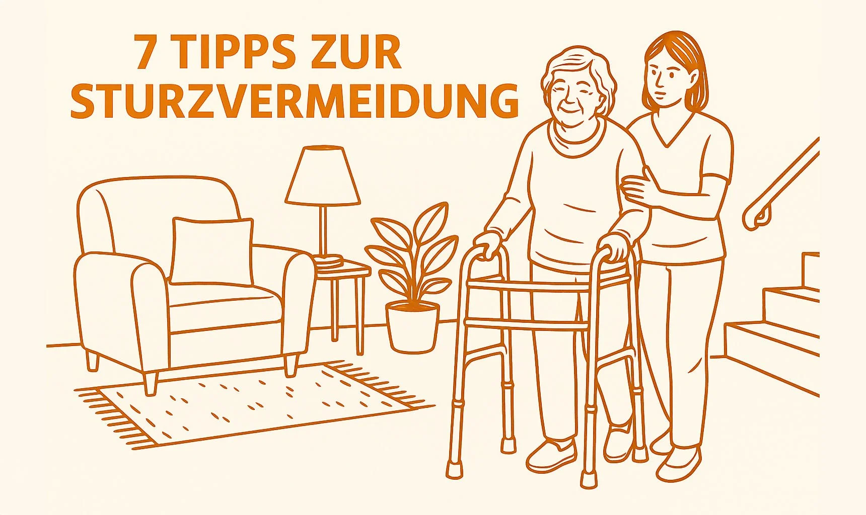 7 Tipps zur Sturzvermeidung - So machen Sie Ihr Zuhause sicher