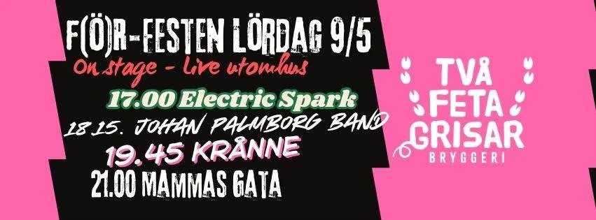 Öppet hus, ölprovning, liveband på uteserveringen