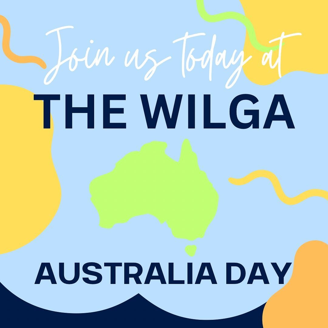 🇦🇺🎉 G&rsquo;Day mates! Happy Australia Day! 🎉🇦🇺

Join us at The Wilga today for a ripper of a day! 
🦐🏁 Yabbie races kick off at 1pm 🏆🦞 
After the excitement, stick around for some fair dinkum live music starting at 3pm. 🎶🎤 @leonmusic2019 