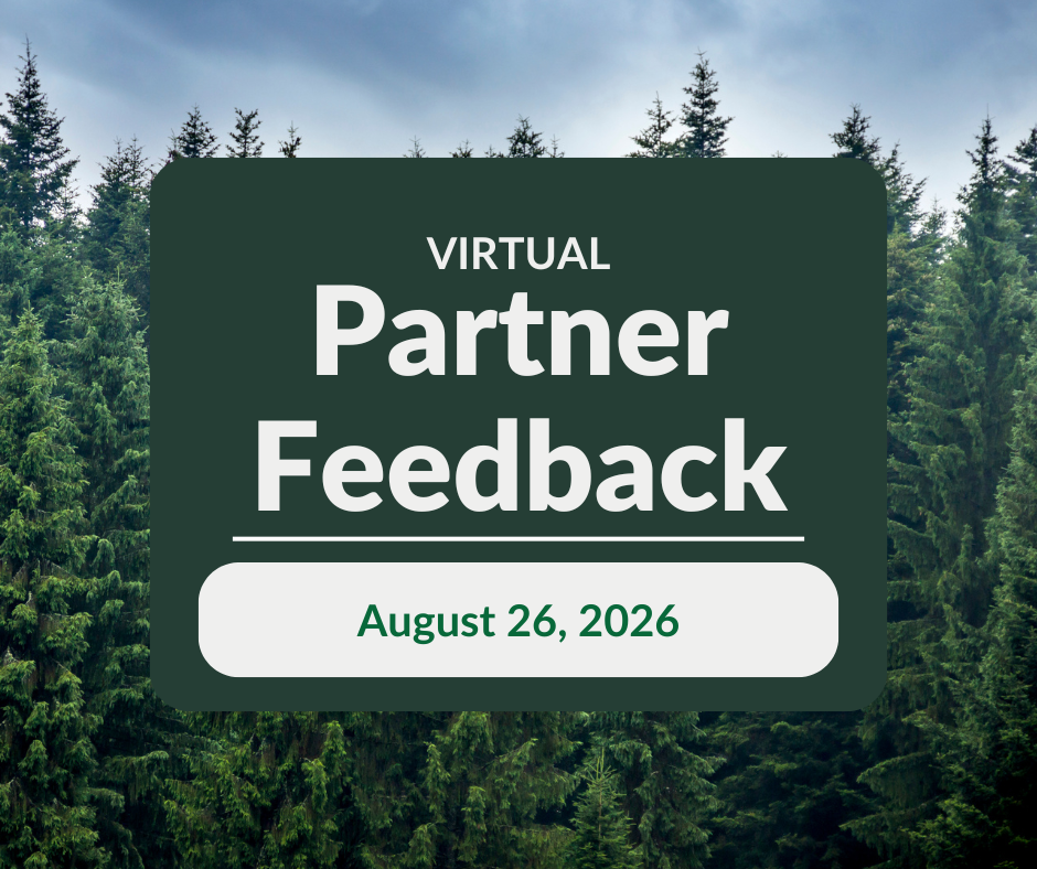 2026 Northern Blues "All Lands" Restoration Partnership - Virtual Partner Feedback Session