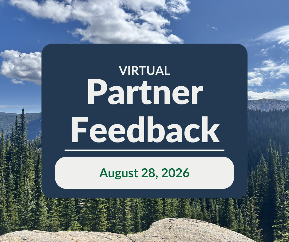 2026 Northern Blues "All Lands" Restoration Partnership - Virtual Partner Feedback Session