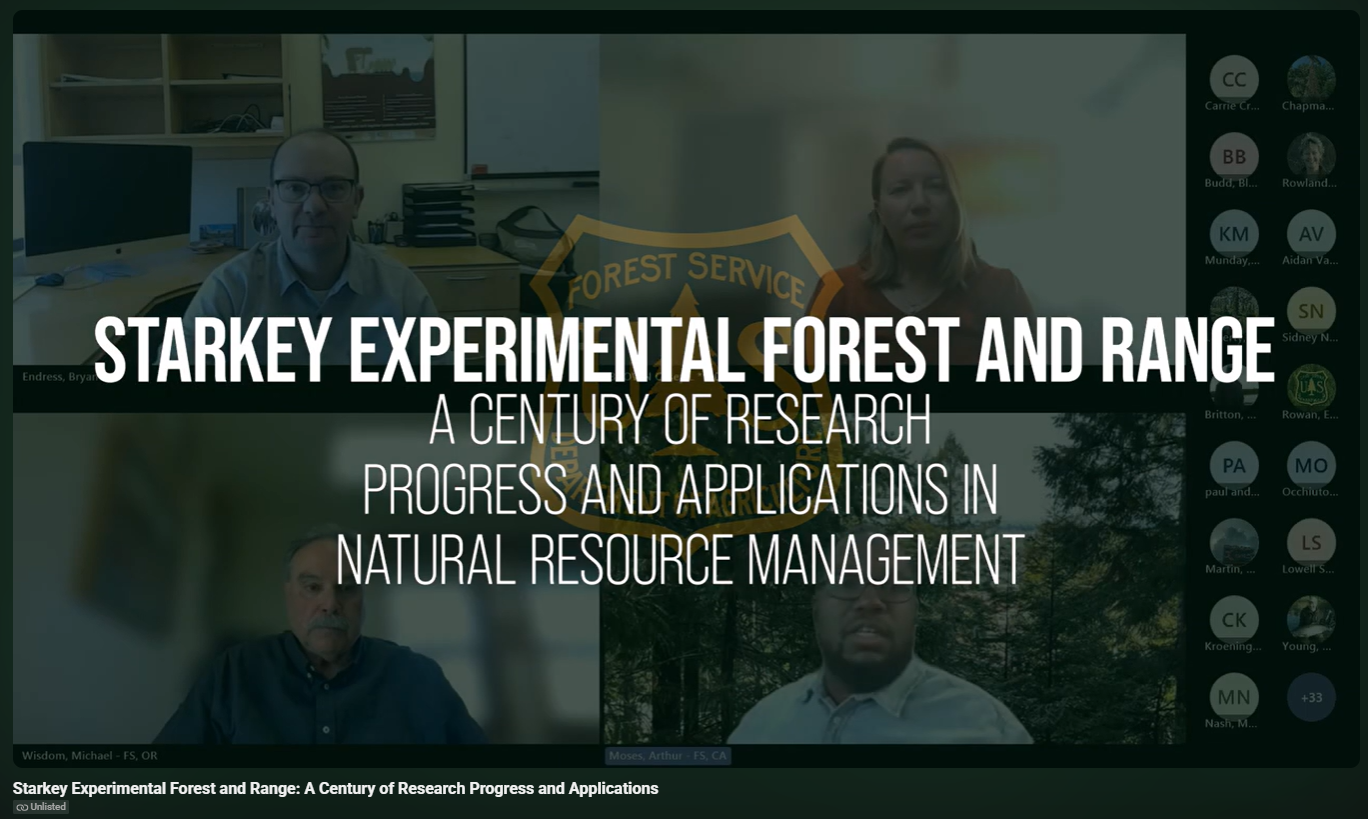  Starkey Experimental Forest and Range: A Century of Research Progress and Applications