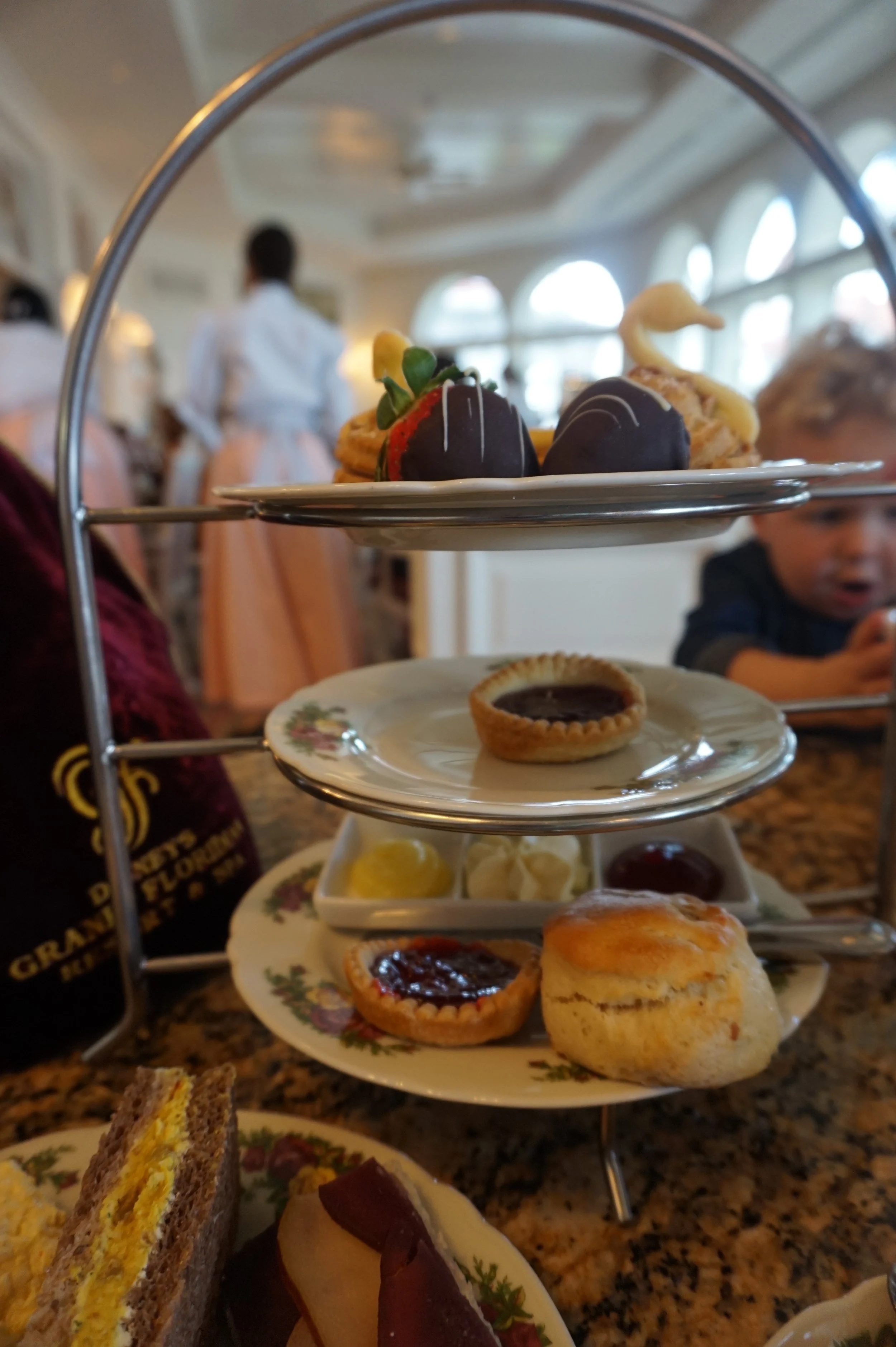Afternoon Tea tiered tray at Grand Floridian