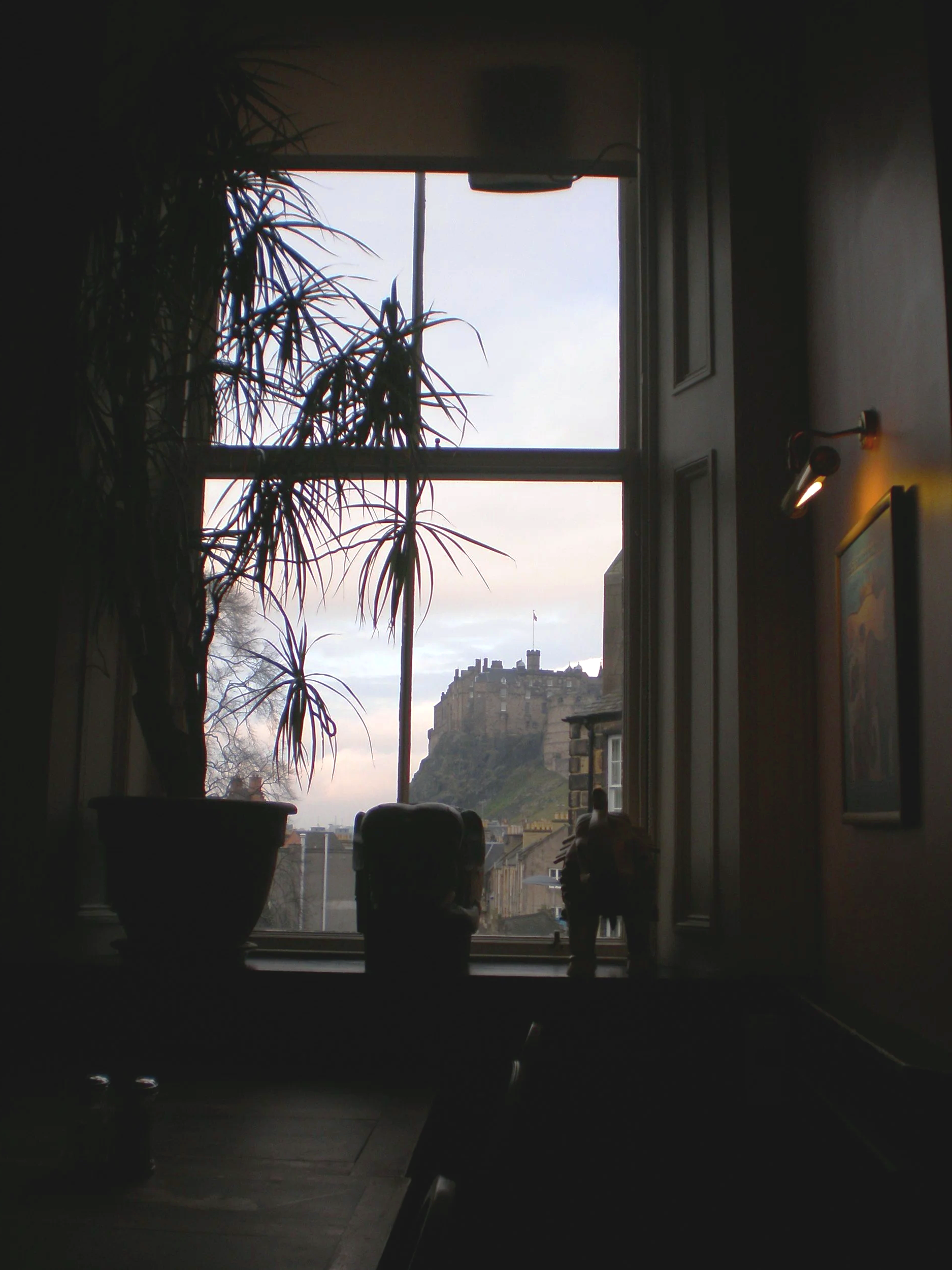 View of Edinburgh Castle from Elephant House