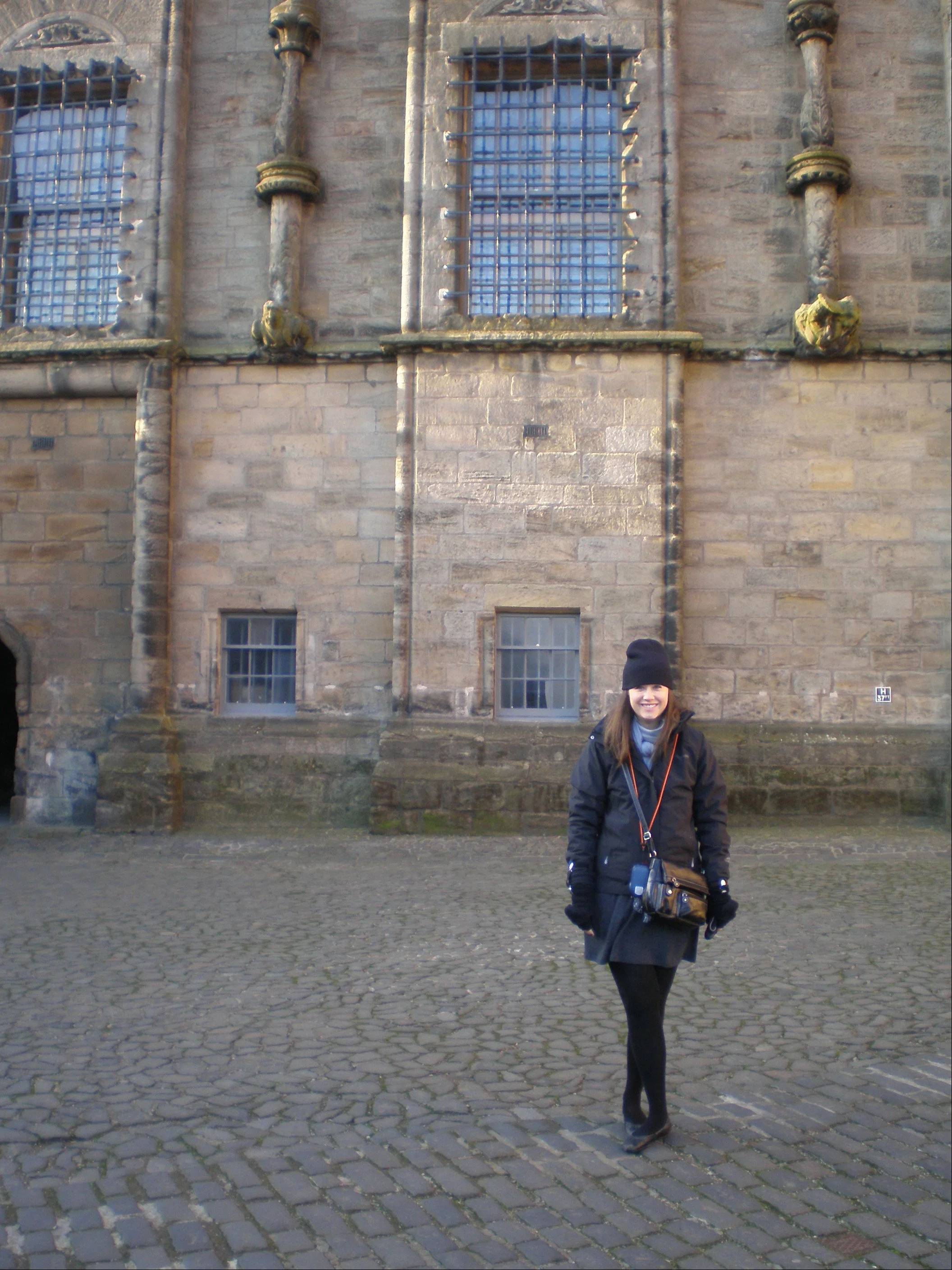 Me in front of Stirling Castle