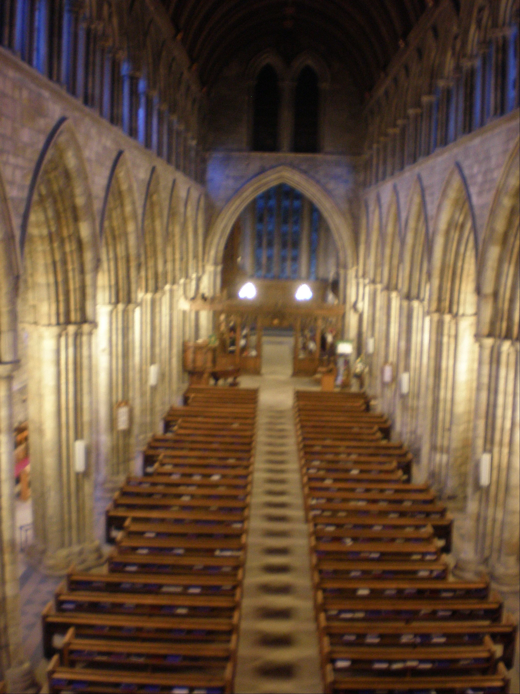 Inside Dunblane Cathedral