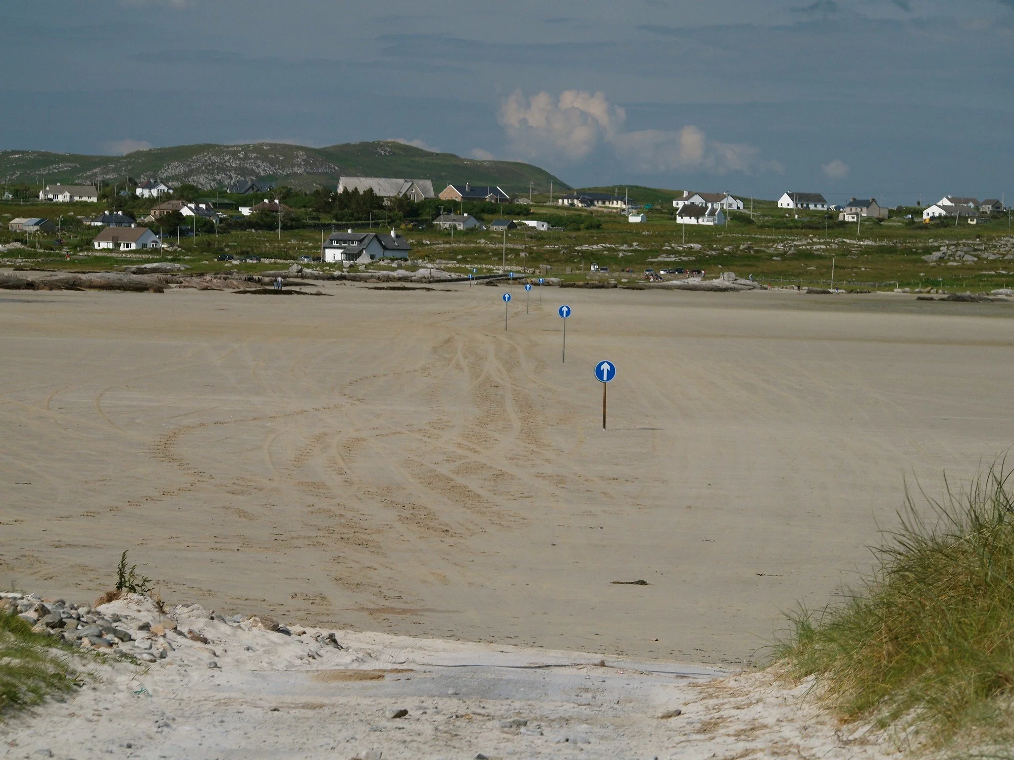 Low tide from the island