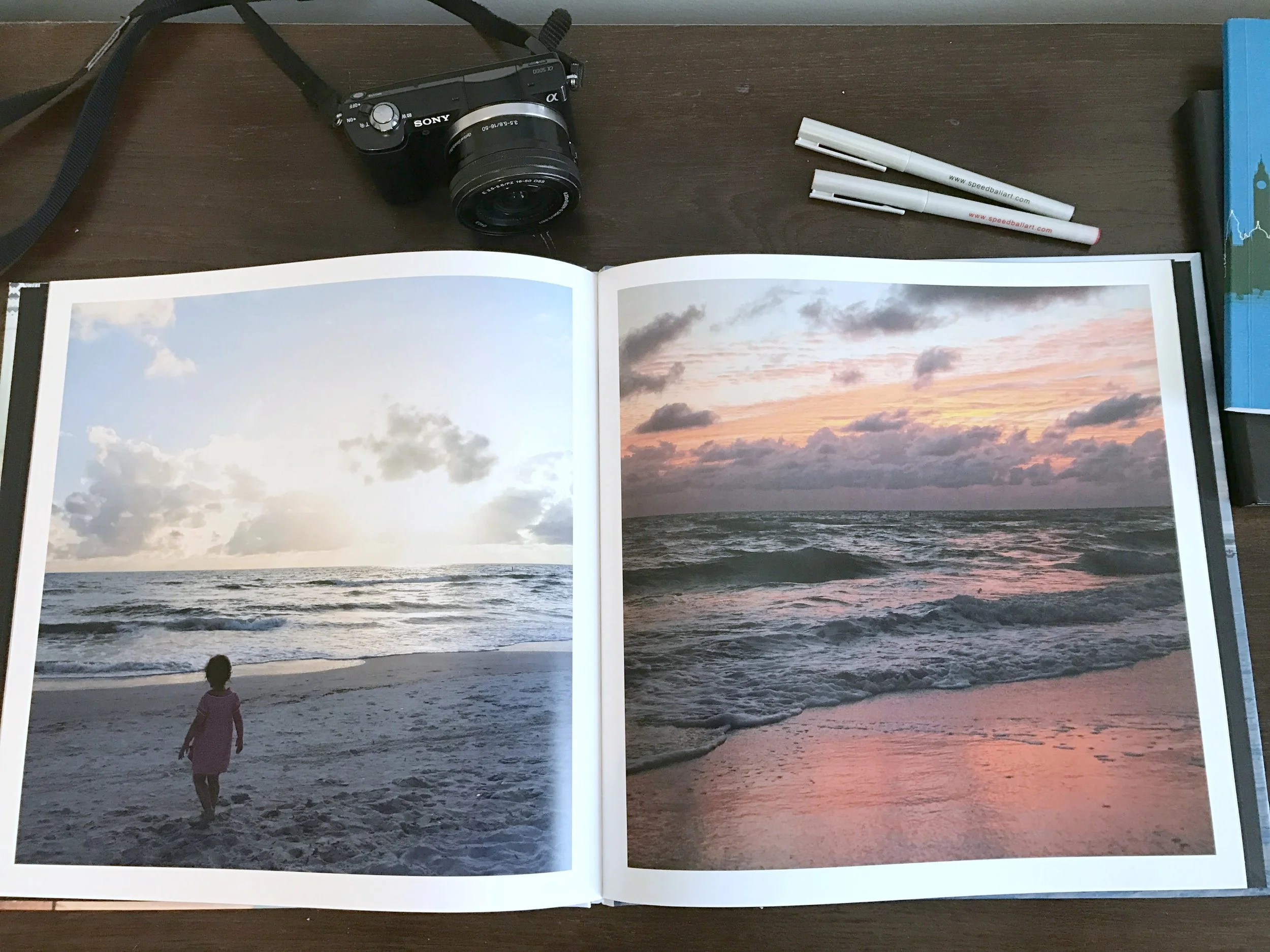 A large 2 page spread in the author's photo book about St. Pete Beach